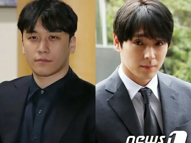 韓国警察が、売春あっせん及び法人資金横領容疑の歌手V.I（元BIGBANG、28）に逮捕状を申請。また集団性的暴行容疑のチェ・ジョンフン（元FTISLAND、29）に対して検察が逮捕状を請求した。（提供:news1）
