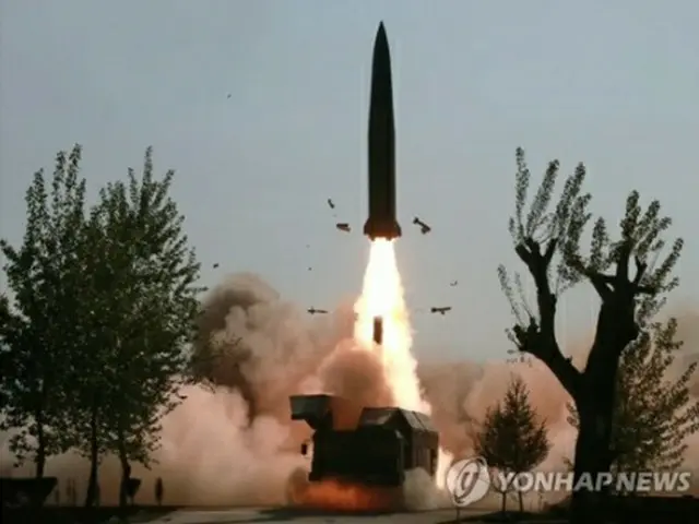 北朝鮮が公開したミサイル発射の場面（資料写真）＝（聯合ニュース）