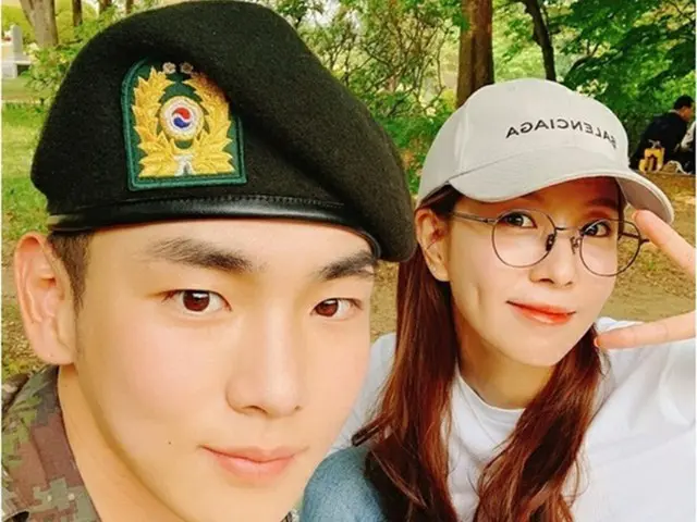 BoA、軍服務中の親友キー（SHINee）の面会に＝「軍服もよく似合う」（提供:news1）