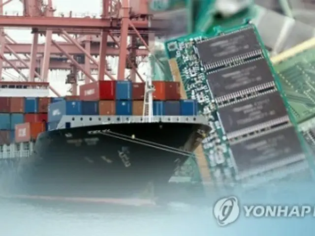 韓国経済は投資と輸出の減少により不振が続いている（コラージュ）＝（聯合ニュースＴＶ）