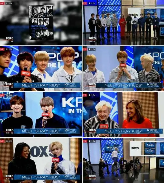 「Stray Kids」、米有名トーク番組「Good Day New York」出演（画像:OSEN）