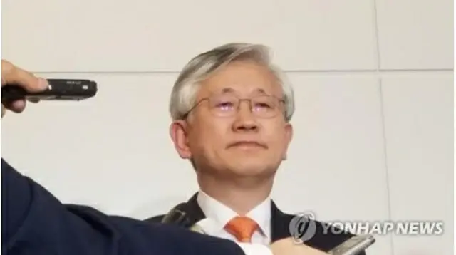 5月9日、羽田空港に到着した南氏＝（聯合ニュース）