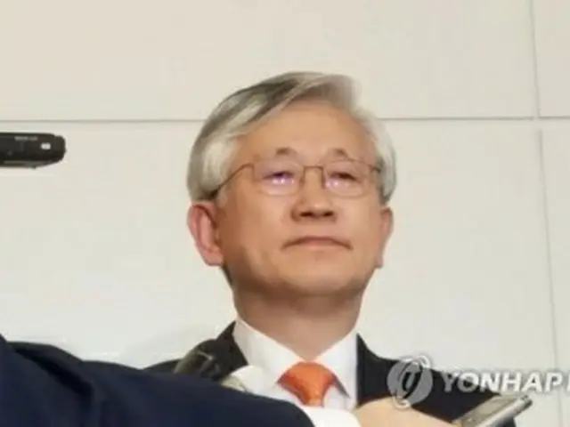 5月9日、羽田空港に到着した南氏＝（聯合ニュース）