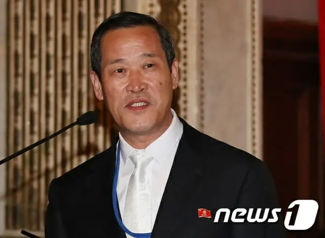 北朝鮮国連大使、米国の貨物船押収で異例の記者会見