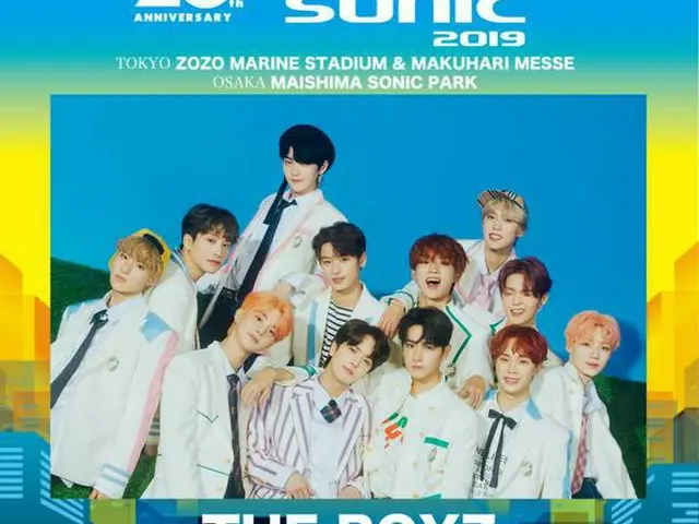 「THE BOYZ」、「SUMMER SONIC 2019」東京・大阪に出演決定（画像:OSEN）