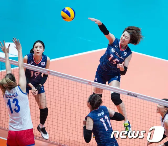 ＜バレーボール＞韓国女子代表、VNL第2戦“世界1位”セルビアに1-3の逆転負け