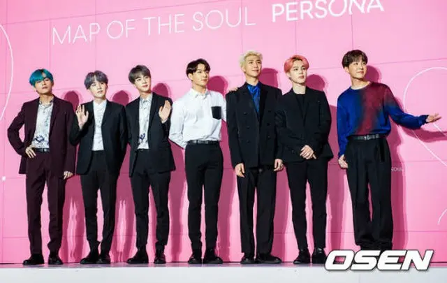 アイドルグループ100大ブランド2019年5月のビッグデータを分析した結果、「防弾少年団」が1位を獲得した。（提供:OSEN）