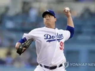 ドジャース柳賢振が八回途中まで無失点　今季８勝目
