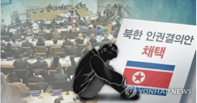 国連総会は昨年末、北朝鮮人権決議案を１４年連続で採択した（コラージュ）＝（聯合ニュース）