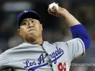 ドジャースの柳賢振　大谷と初対決へ＝米大リーグ