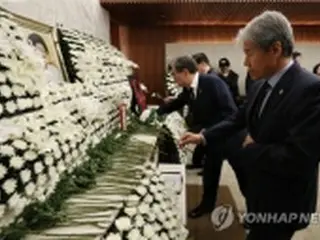 金大中氏妻の訃報を北朝鮮に通知　韓国統一部