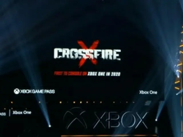 米マイクロソフトの発表会で、韓国ゲーム会社のＦＰＳ「クロスファイア」が紹介された（ユーチューブから）＝（聯合ニュース）