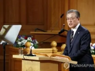 文大統領　北の平和守るのは「核でなく対話」＝スウェーデン議会で演説