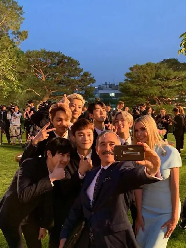 「EXO」が訪韓した米国のドナルド・トランプ大統領の歓迎晩餐会を彩った。（提供:OSEN）