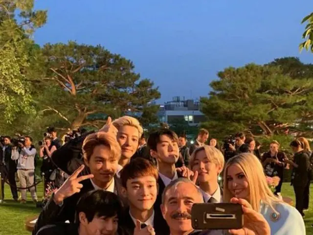 「EXO」が訪韓した米国のドナルド・トランプ大統領の歓迎晩餐会を彩った。（提供:OSEN）
