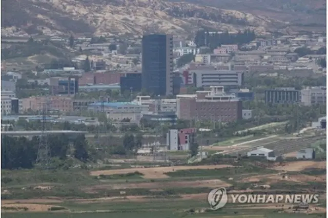 ソウル北方の都羅山展望台から眺めた開城団地（資料写真）＝（聯合ニュース）