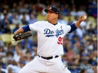 ドジャース柳賢振　シーズン１０勝で前半戦終了＝通算５０勝