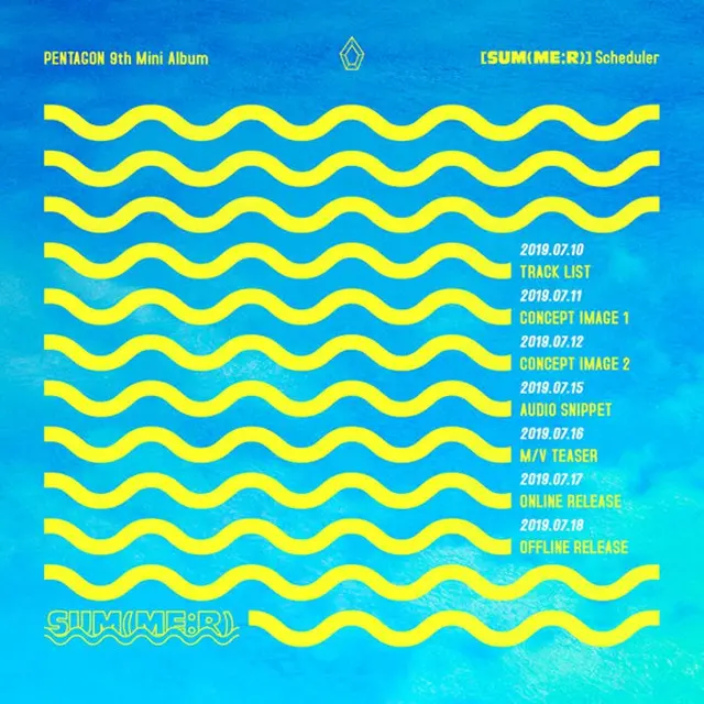 「PENTAGON」、9thミニアルバム「SUM(ME:R)」スケジュールティザーを公開（画像:OSEN）