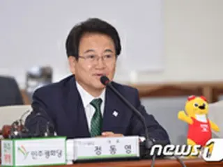 韓国議員、正恩氏へ光州世界水泳「参加決断」を呼びかけ