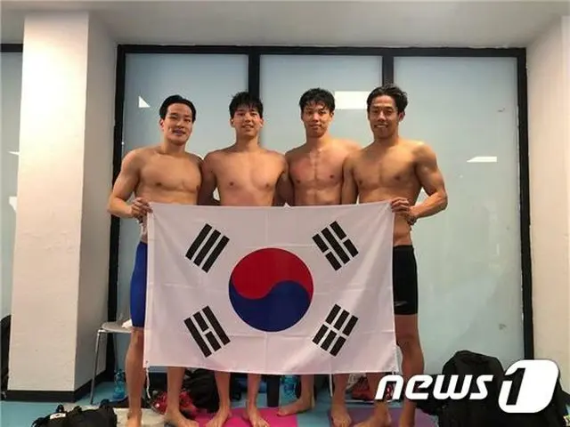 韓国男子競泳400Mメドレーリレー、ユニバーシアードで10年ぶりに韓国新記録