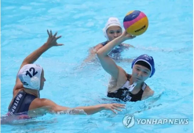 韓国の初シュート＝１４日、光州（聯合ニュース）
