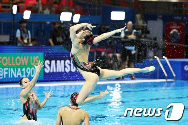 ＜光州世界水泳＞AS韓国代表、予選18位で決勝進出ならず