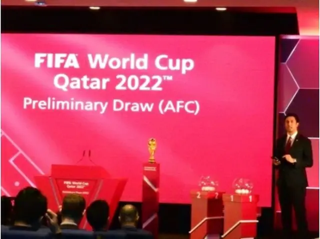 サッカーの２０２２年Ｗ杯カタール大会アジア２次予選の組み合わせ抽選が１７日、クアラルンプールで行われた＝（聯合ニュース）