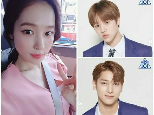 「Produce X 101」今夜最終回、トロット歌手ホンジャもナム・ドヒョン、イ・ハンギョルを応援（提供:news1）