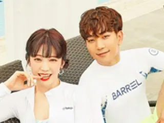 “9月結婚”G.O（MBLAQ）＆チェ・イェスル、ウォーターパークで幸せなツーショット＝画報を公開