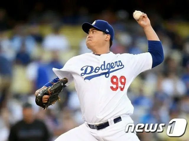 ロサンゼルス・ドジャースのリュ・ヒョンジンがワシントン・ナショナルズを相手に米韓通算150勝に挑戦する。（提供:news1）