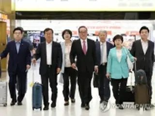 訪日の韓国国会代表団「ホワイト国除外の猶予含め話し合いたい」