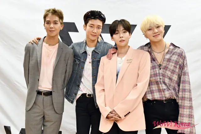 「WINNER」MINO（ミノ）、HOONY（フニー）、JINU（ジヌ）、YOON（ユン）