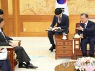 文大統領　米国防長官と会談＝韓米日協力の重要性で一致