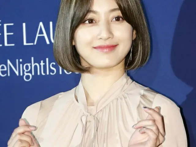 韓国ガールズグループ「TWICE」メンバーのジヒョが公式の場に登場した。（写真提供:news1）