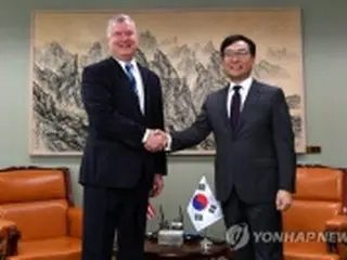 米特別代表　韓米軍事演習終了の２０日に訪韓＝非核化巡り連携強化へ