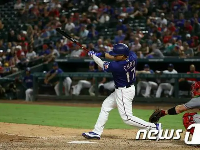 ＜MLB＞チュ・シンス、8回裏同点タイムリー＝レンジャーズ逆転勝利