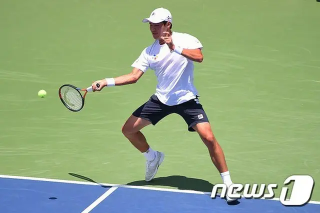 ＜男子テニス＞クォン・スンウ、負傷で途中棄権＝全米オープン1回戦（提供:news1）