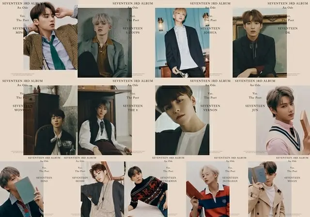 「SEVENTEEN」カムバック、正規3rdアルバム「An Ode」ティーザー公開...成熟+叙情美（提供:News1）