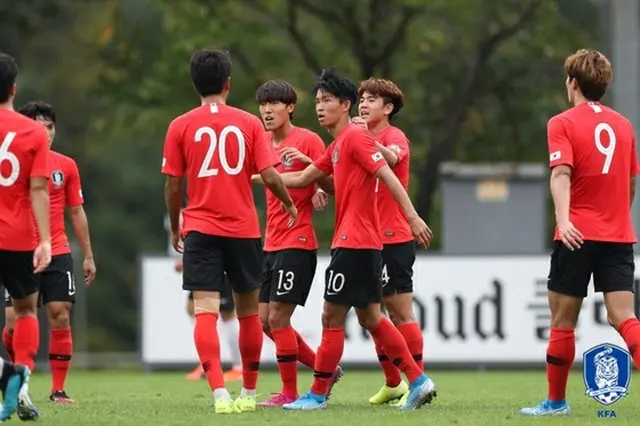 シリア戦キャンセルの韓国U-22代表、練習試合2連勝で招集トレーニング終了（画像:news1）