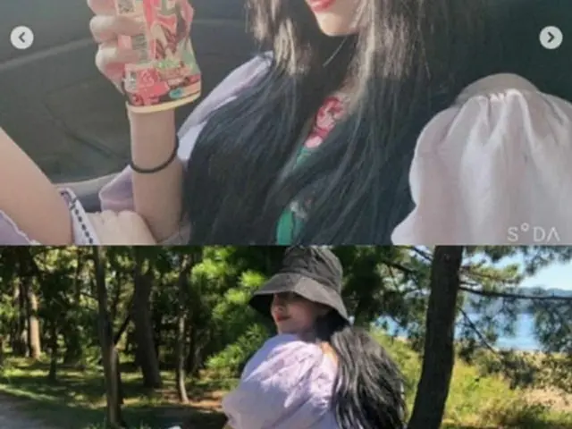 「TWICE」モモがカムバックを控えた近況を公開した。（提供:OSEN）