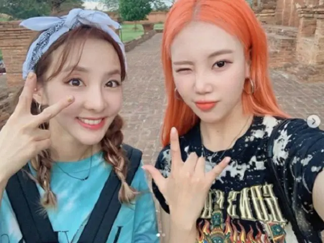 ガールズグループ「MOMOLAND」のジュイが、パク・サンダラに対する気持ちを綴った。（提供:OSEN）