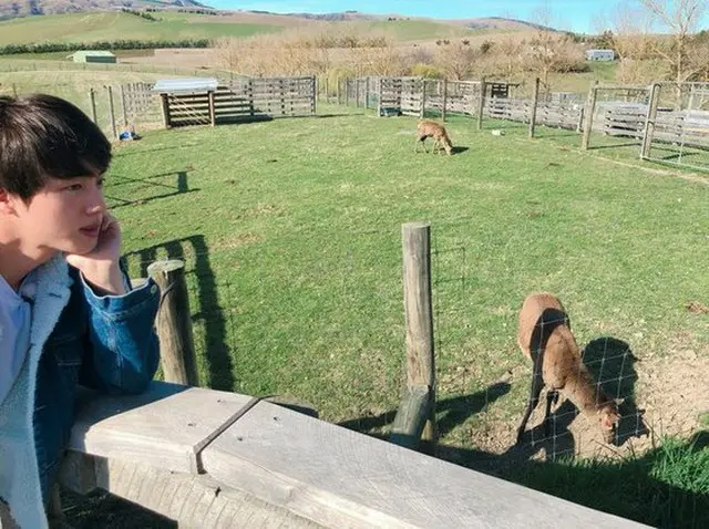「防弾少年団」JIN、“おやじギャク”もさわやかすぎると話題（写真提供:OSEN）