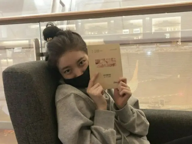 歌手で女優のスジが、すっぴん写真を公開した。（提供:OSEN）