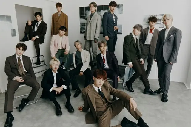 「SEVENTEEN」、3rdアルバムの初動売上70万突破で新記録（提供:news1）
