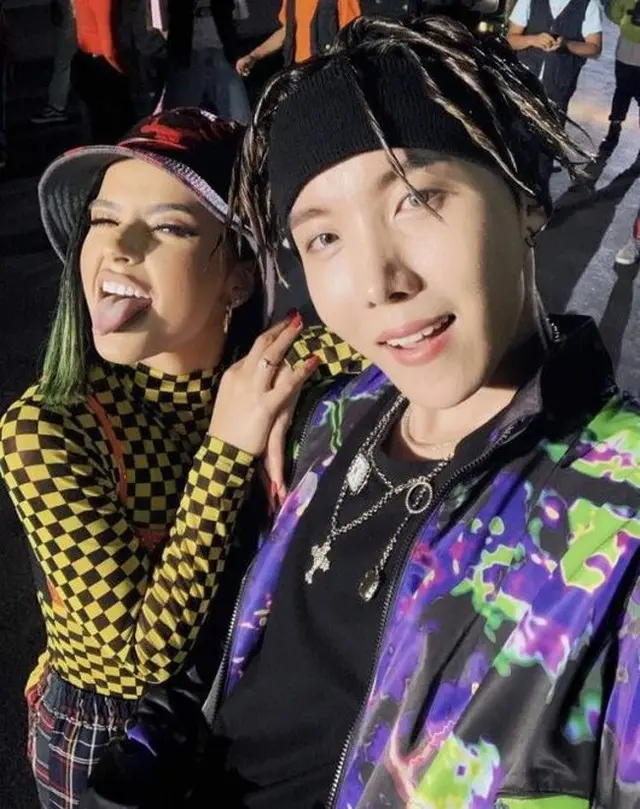 J-HOPE（防弾少年団）、Becky Gとswag爆発…「Chicken Noodle Soup」で共演（提供:OSEN）