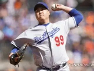 ドジャース柳賢振　今季最終戦で１４勝目＝アジア初の最優秀防御率に