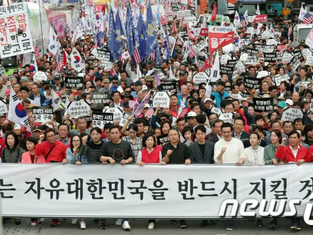 台風上陸後の韓国、きょう（3日）「100万ろうそく集会」を決行＝韓国最大野党（画像:news1）