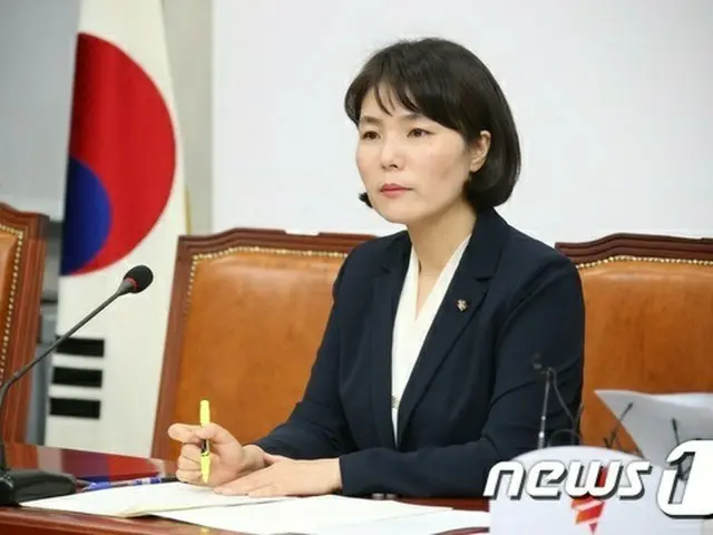 チョン・ヒギョン自由韓国党報道官（提供:news1）
