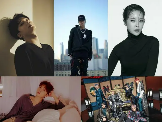 6日に放送されるSBS「人気歌謡」。「EXO」CHEN、チャン・ウヒョク、ペク・チヨンらのカムバックステージが公開される。（提供:OSEN）