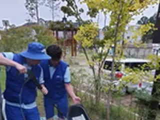 サムスン、台風18号被害地域に復旧支援
